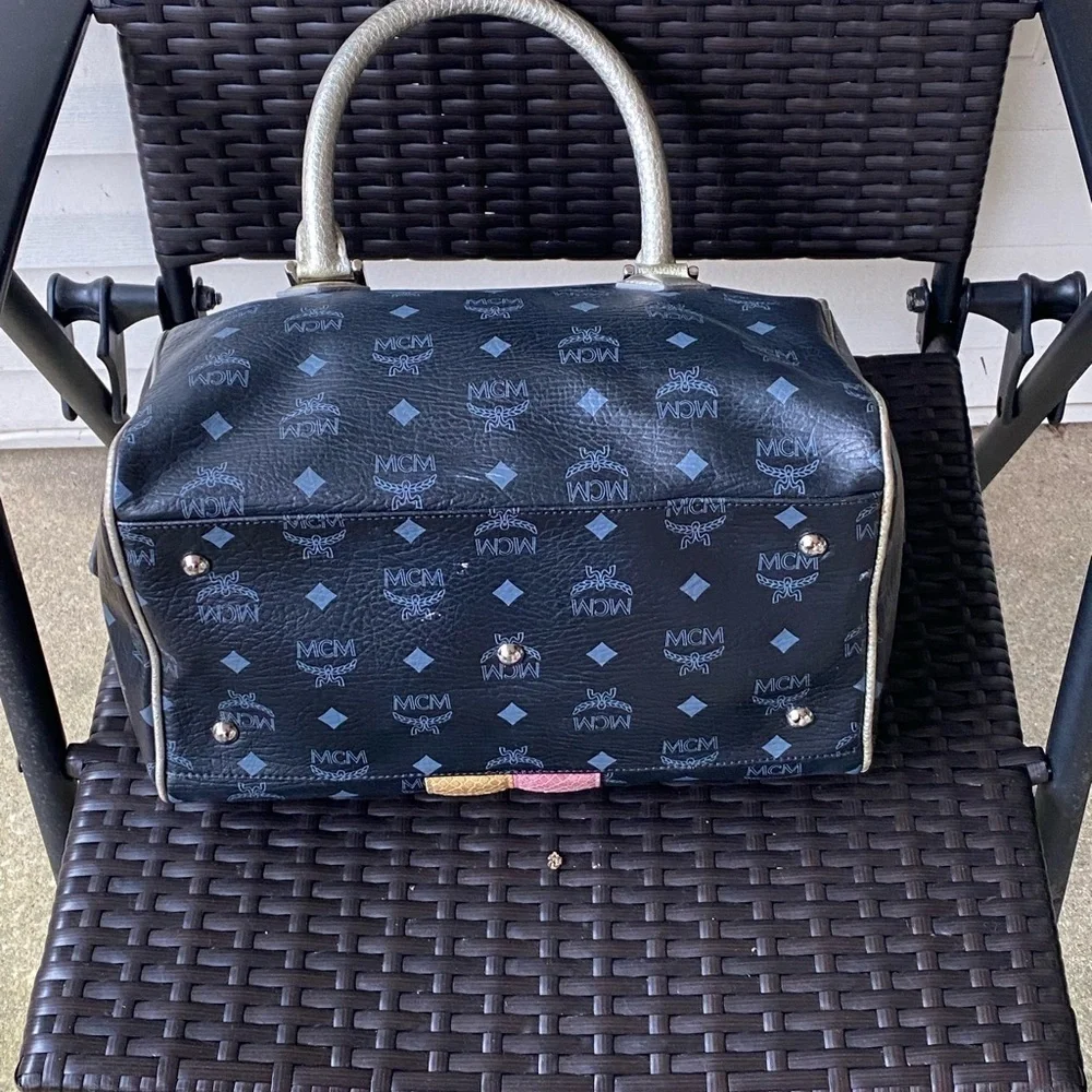 MCM Black and Multicolor Women's Bag